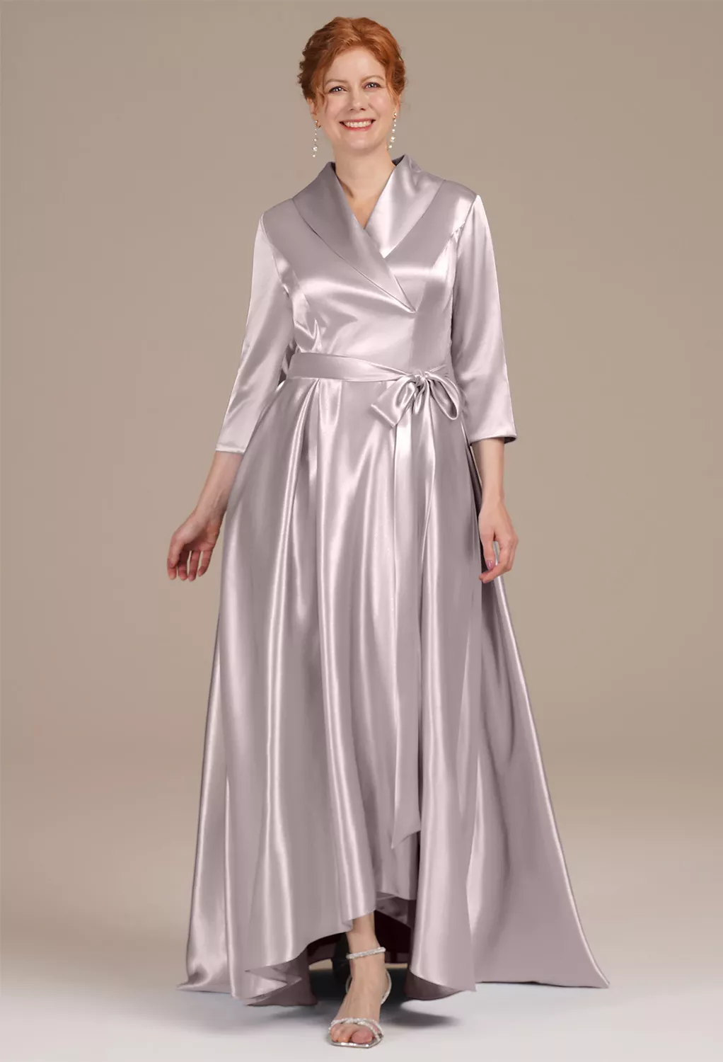 AW Silvia Taupe  Mother of the Bride Dresses
